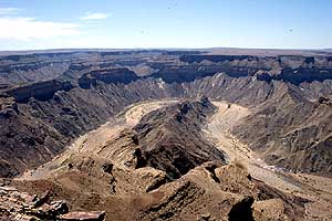 Eine Schleife des Fish River Canyon